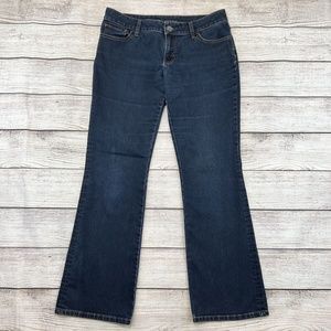 Banana Republic Curvy Boot Cut Jeans Women’s Size 30 Stretch Dark Blue Denim